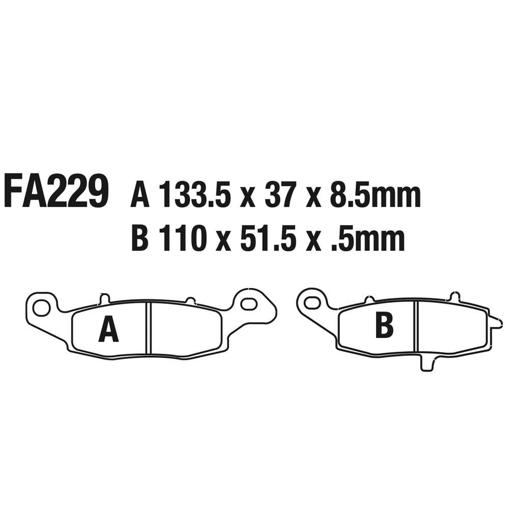 EBC - Brake Pads - FA229