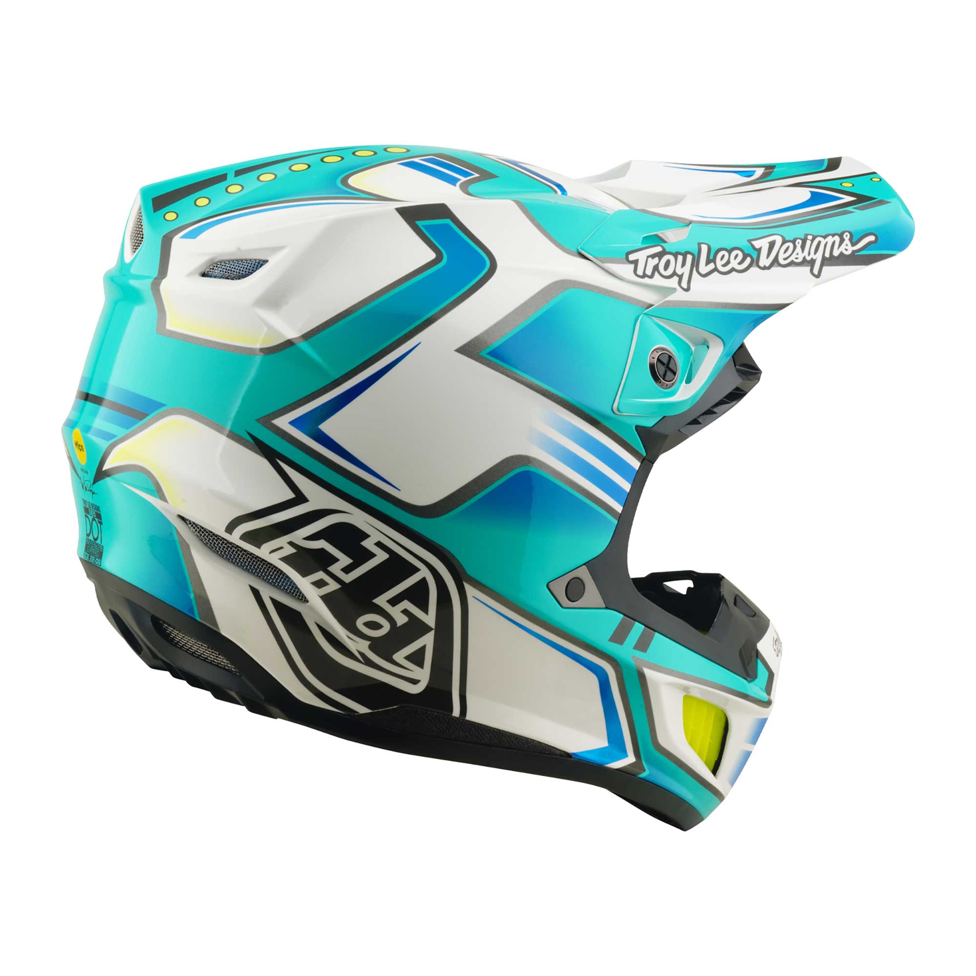 Troy Lee Designs MX | Enduro Helmet - SE5 Composite MIPS Integra - CREST (Real Teal)
