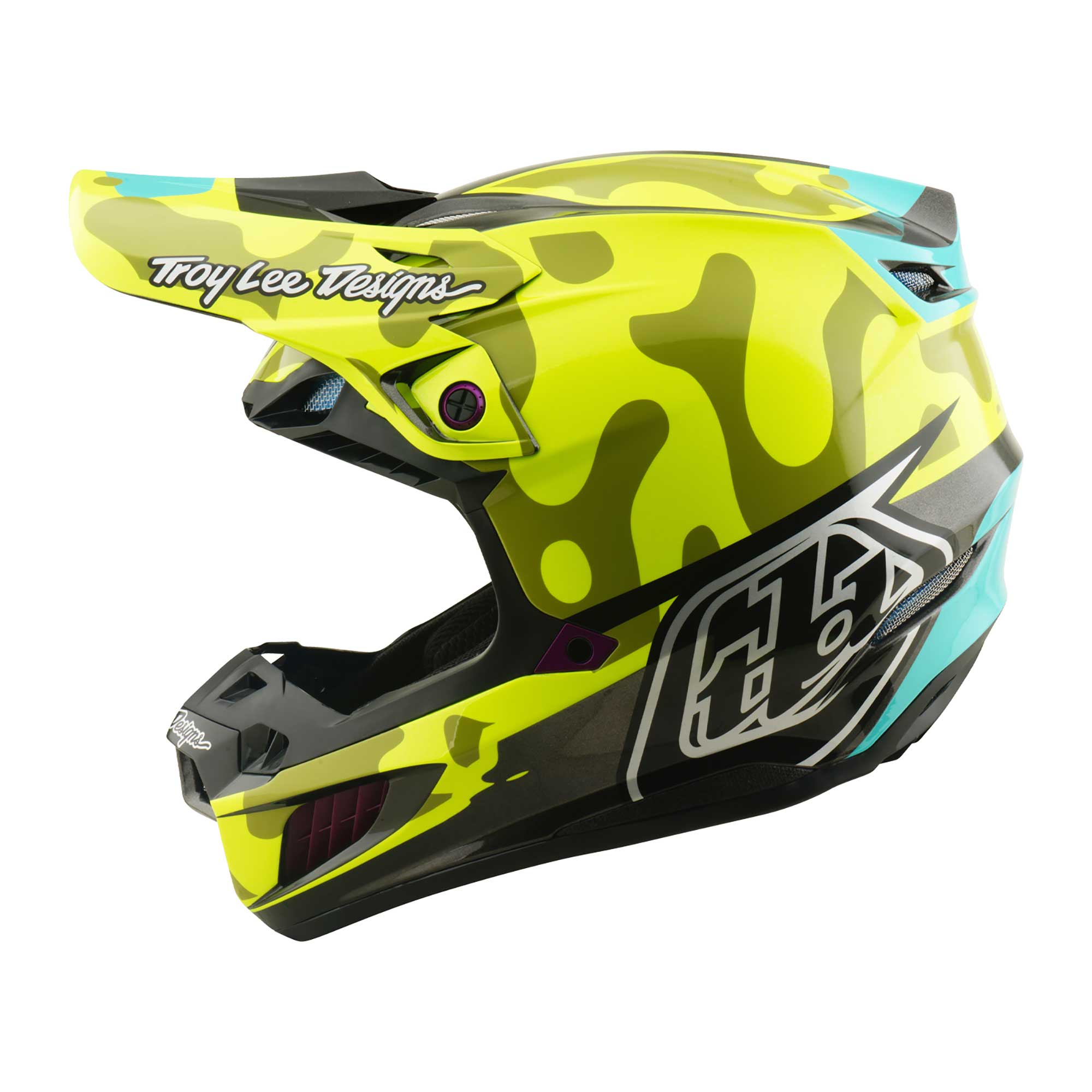 Troy Lee Designs MX | Enduro Helmet - SE5 Composite MIPS Integra - MYTH (Flo Yellow)