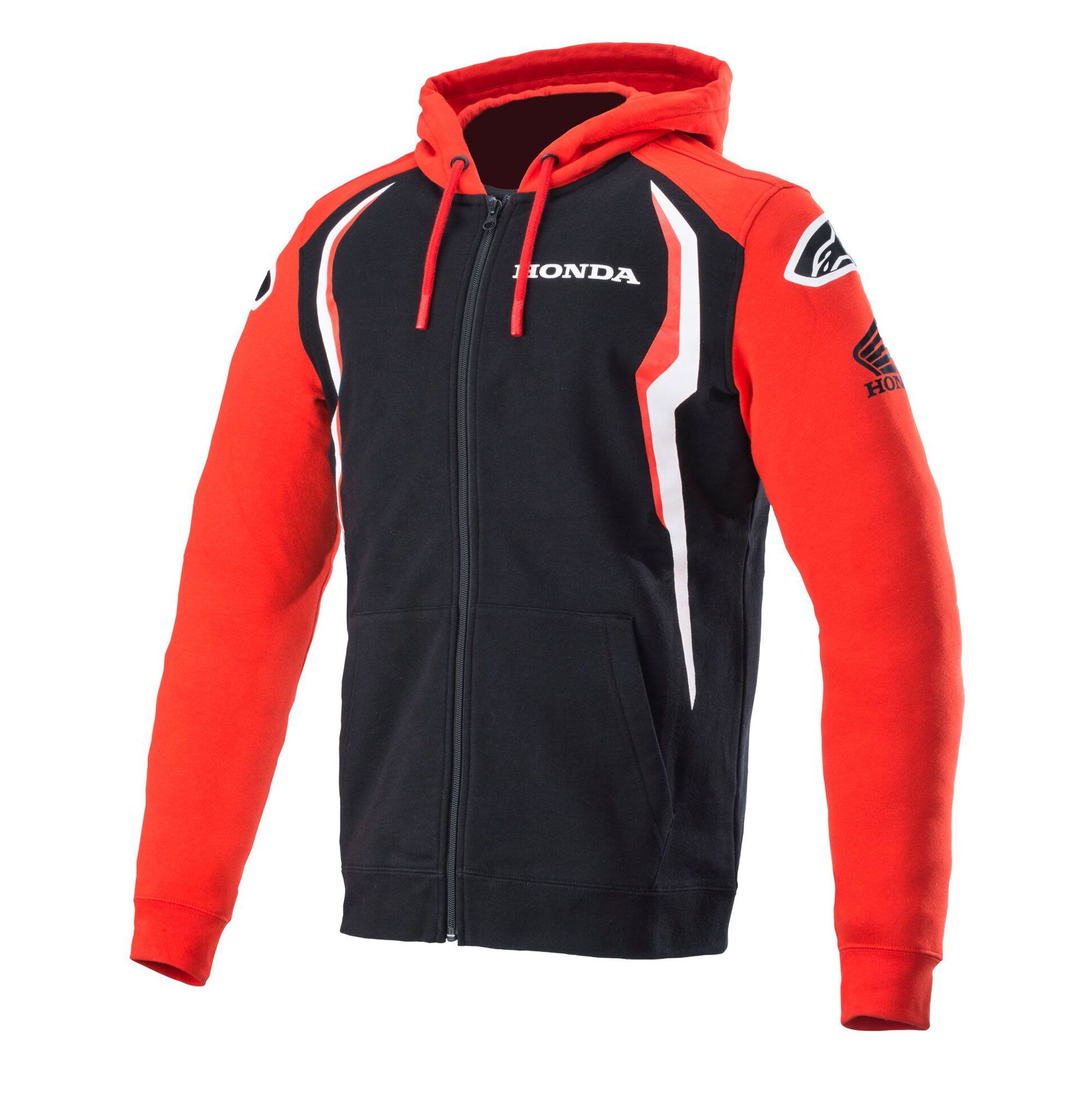 Alpinestars Honda Casual Hoodie Zip (Red/Black)