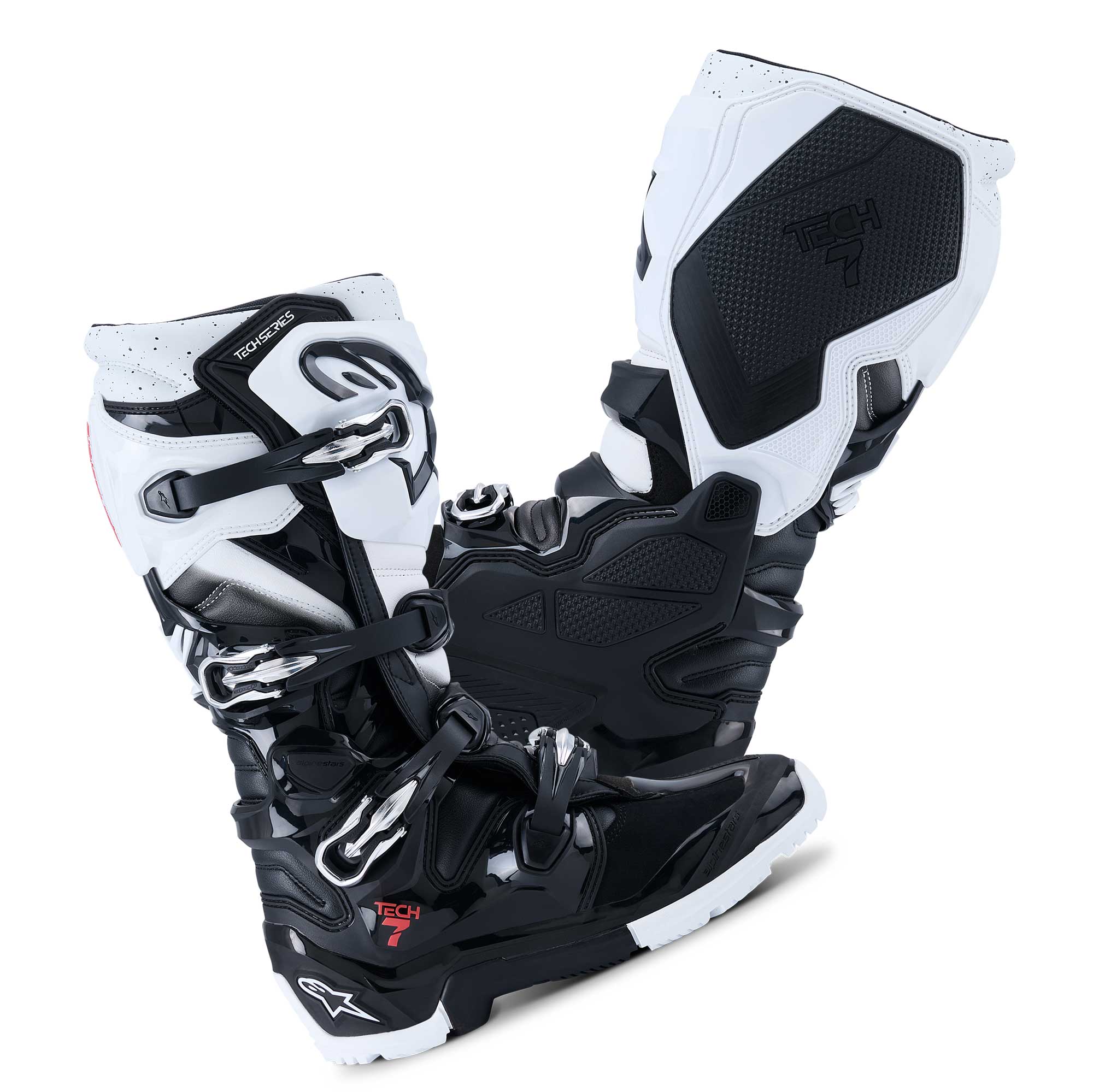 Alpinestars MX Boots - Tech 7 ENDURO **NEW Model** (Black/White)