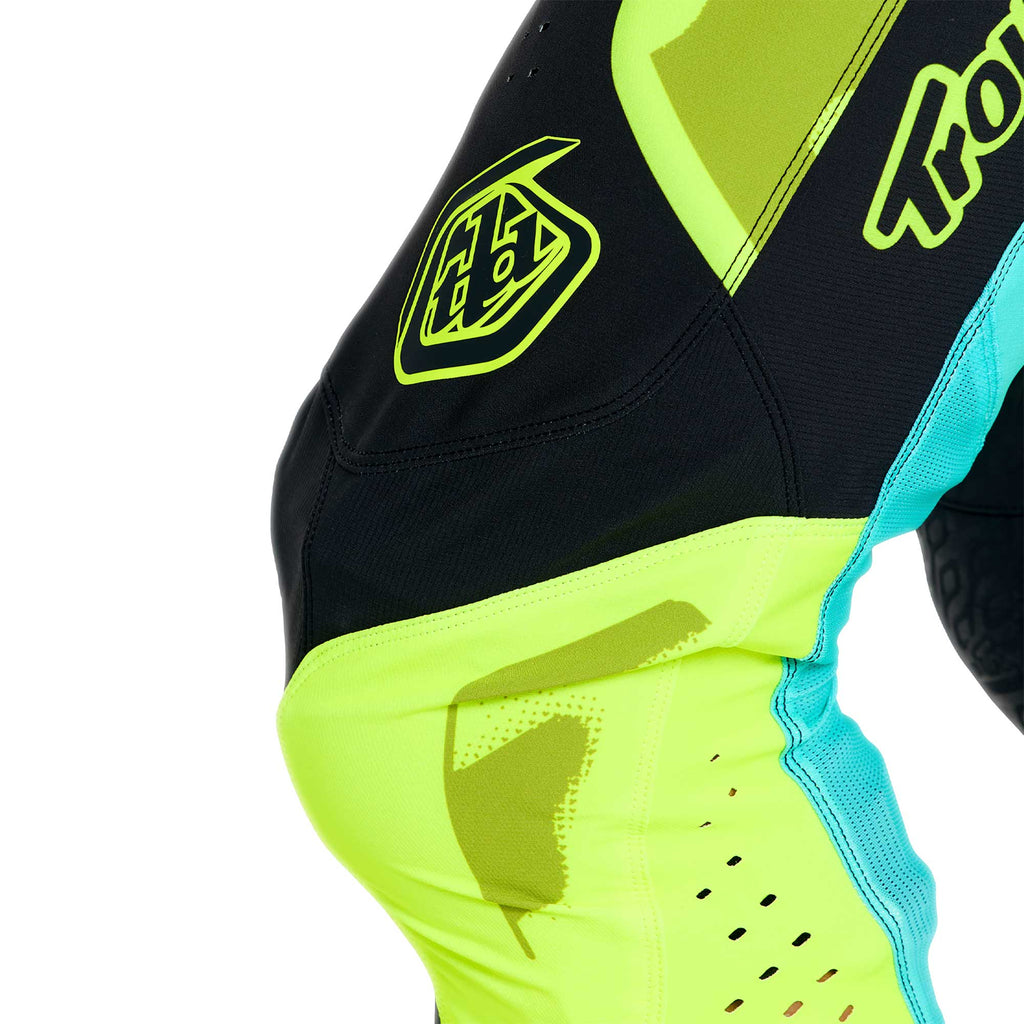 Troy Lee Designs MX | SX Jersey & Pant Kit Deal SE PRO MYTH (Black / Fluo Yellow)
