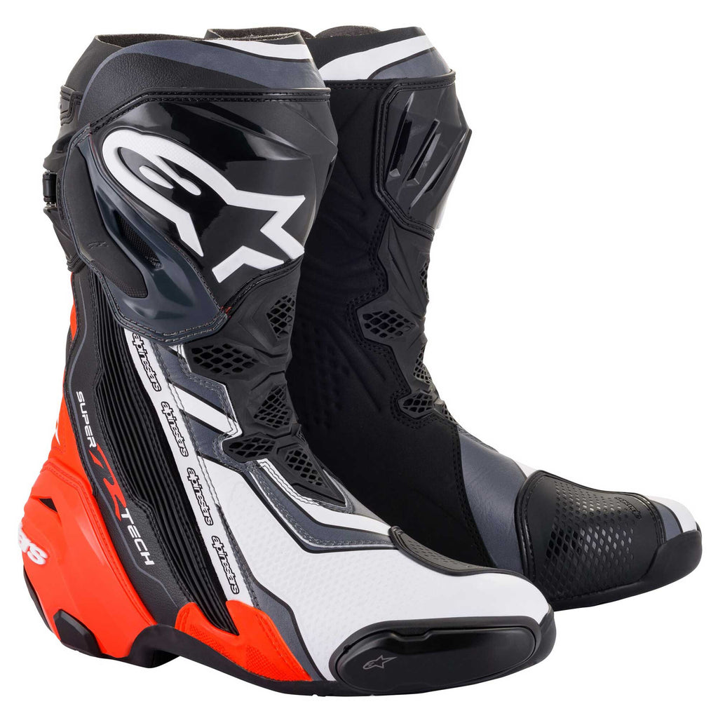 Alpinestars Supertech R Sports | Race Boots (Black/Red/White/Grey)