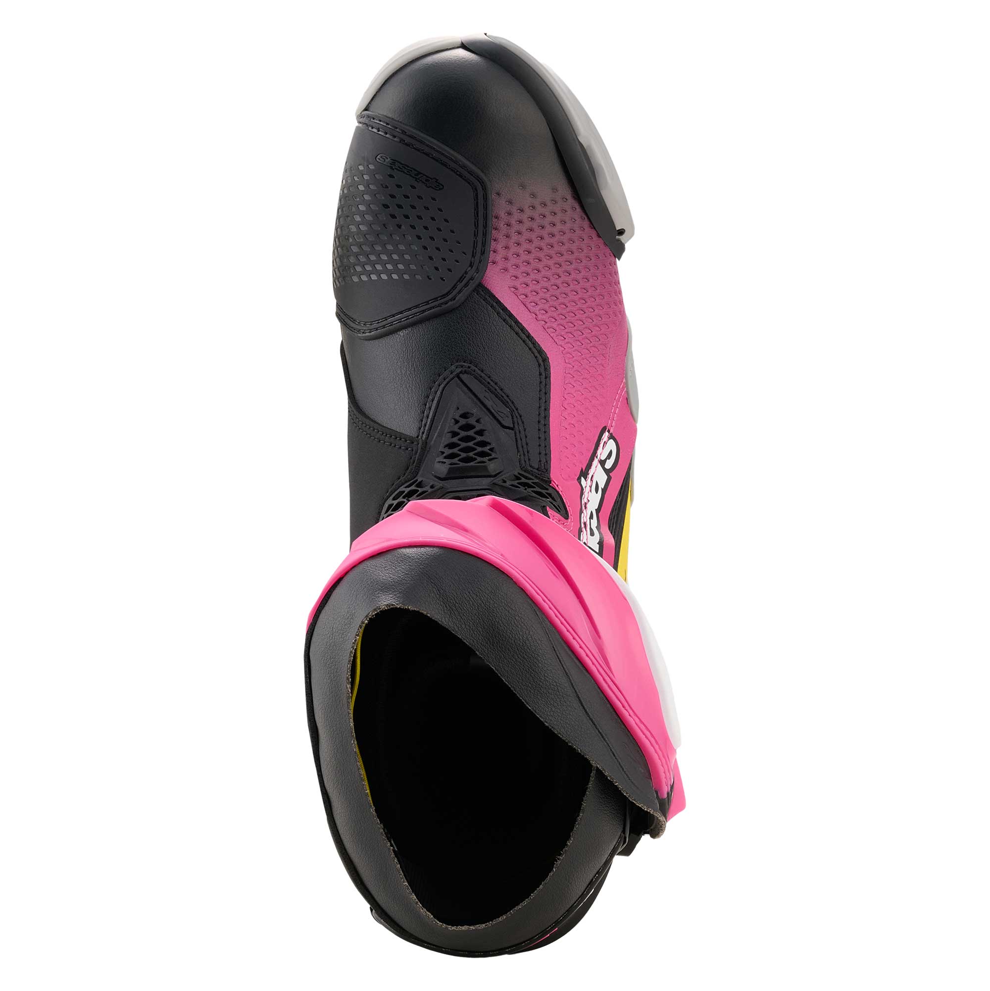 Alpinestars Supertech R Sports | Race Boots (Black/Magenta/White/Yellow)