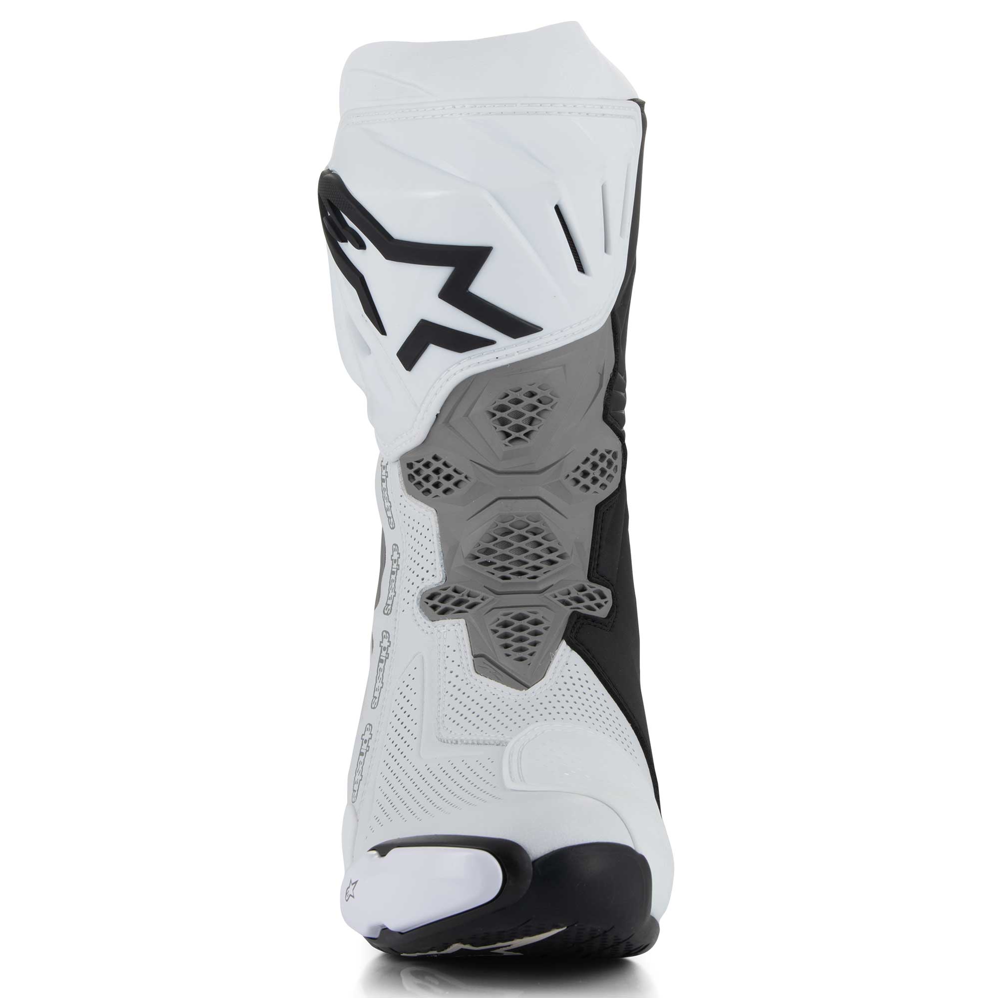 Alpinestars Supertech R VENTED Sports | Race Boots (White/Mid Grey/Black)