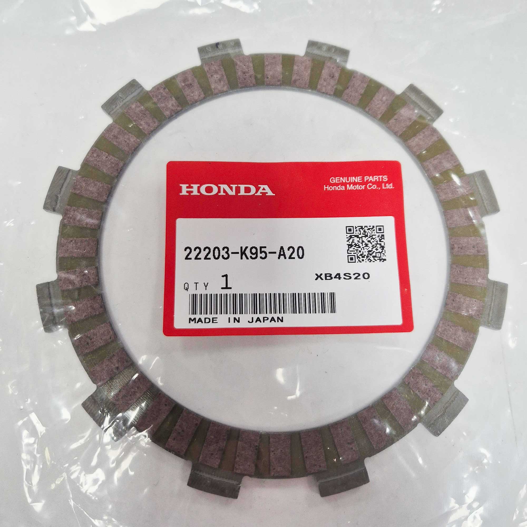 Honda Genuine Part - Clutch Plate - FRICTION - 22201-K95-A20
