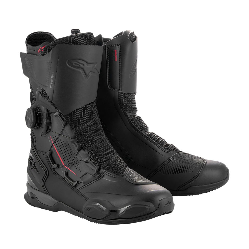 Alpinestars SP-X BOA Sports Touring Boots (Black/Black/Red)