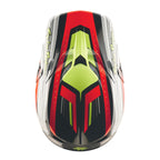 Troy Lee Designs SE5 Composite MIPS MYTH MX Helmet (Black/Infra Red)