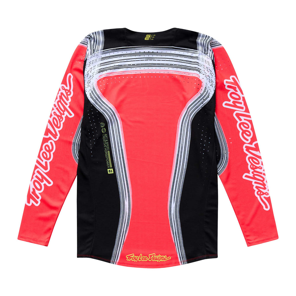 Troy Lee Motocross Youth Jersey & Pant Kit - SE Pro STRIPES (Infra Red/Black)