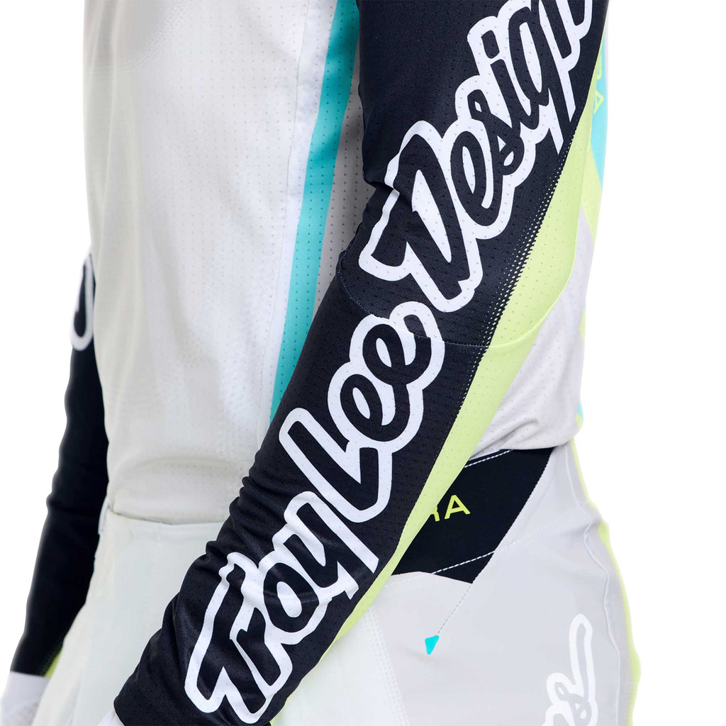 Troy Lee Designs MX | SX Jersey & Pant Kit Deal SE ULTRA VISION (Stone White / Carbon)