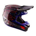 Troy Lee Designs SE5 Carbon MIPS OVERSPRAY MX | Enduro Helmet (Black/Magenta)