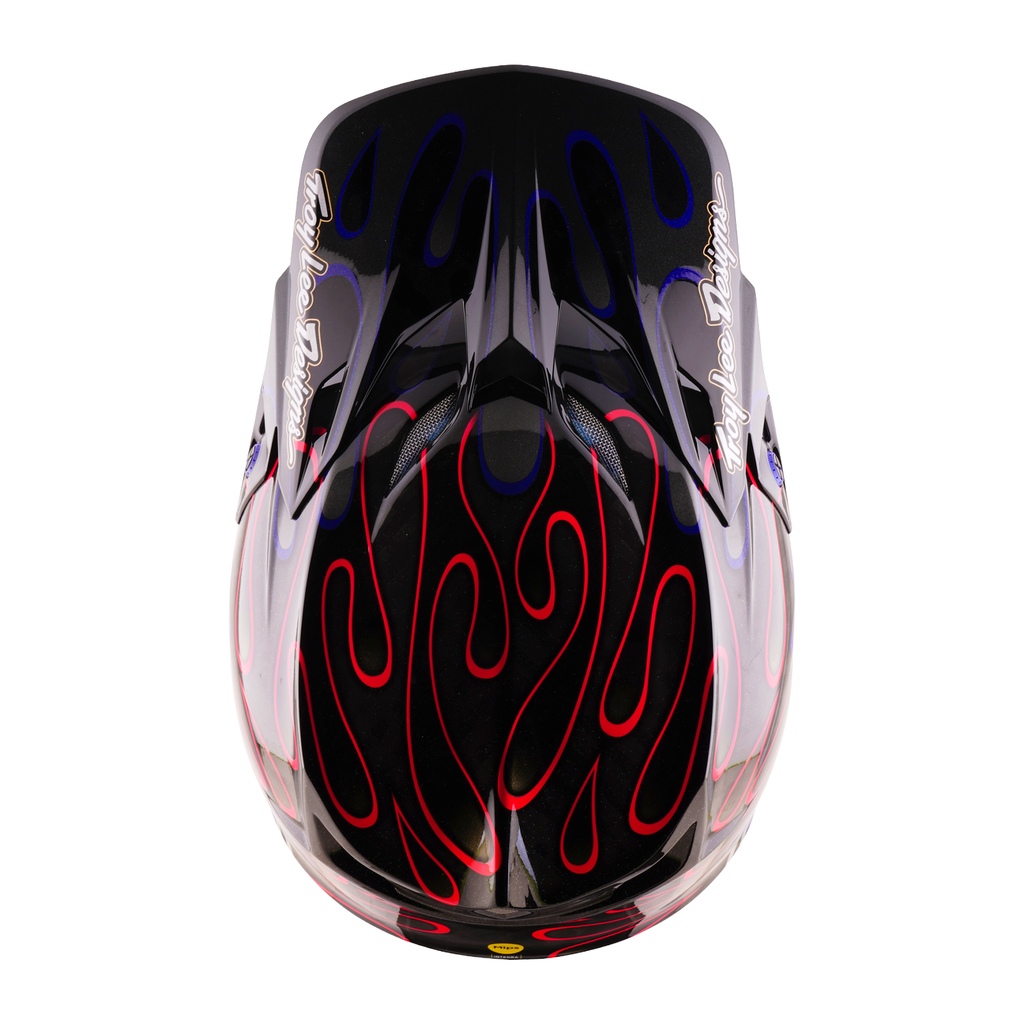 Troy Lee Designs SE5 Carbon MIPS OVERSPRAY MX | Enduro Helmet (Black/Magenta)