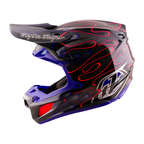 Troy Lee Designs SE5 Carbon MIPS OVERSPRAY MX | Enduro Helmet (Black/Magenta)
