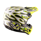 Troy Lee Designs SE5 Composite MIPS OVERSPRAY MX | Enduro Helmet (Charocal/Flo Yellow)