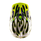 Troy Lee Designs SE5 Composite MIPS OVERSPRAY MX | Enduro Helmet (Charocal/Flo Yellow)