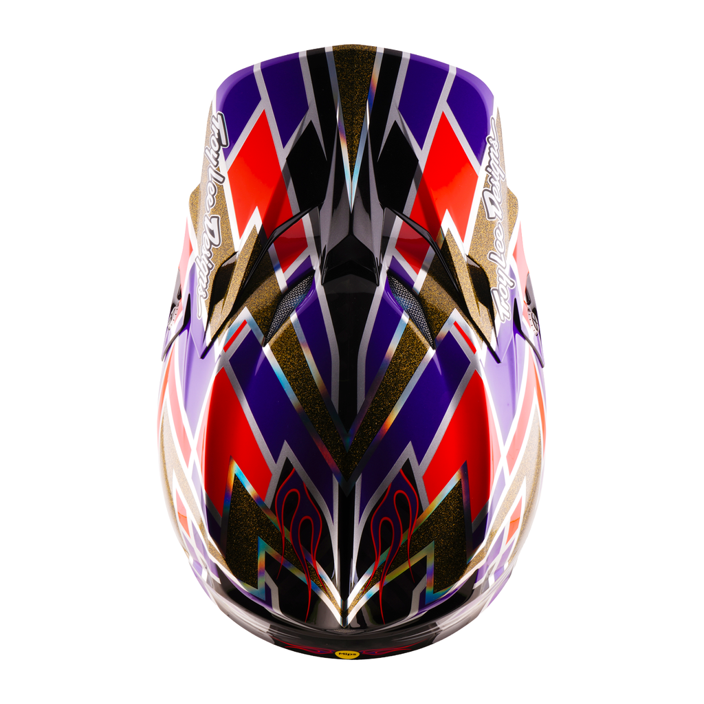 Troy Lee Designs SE5 Carbon MIPS FLUSH MX | Enduro Helmet (Violet)