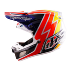 Troy Lee Designs SE5 Carbon MIPS BOLTZ MX | Enduro Helmet (Navy/White)