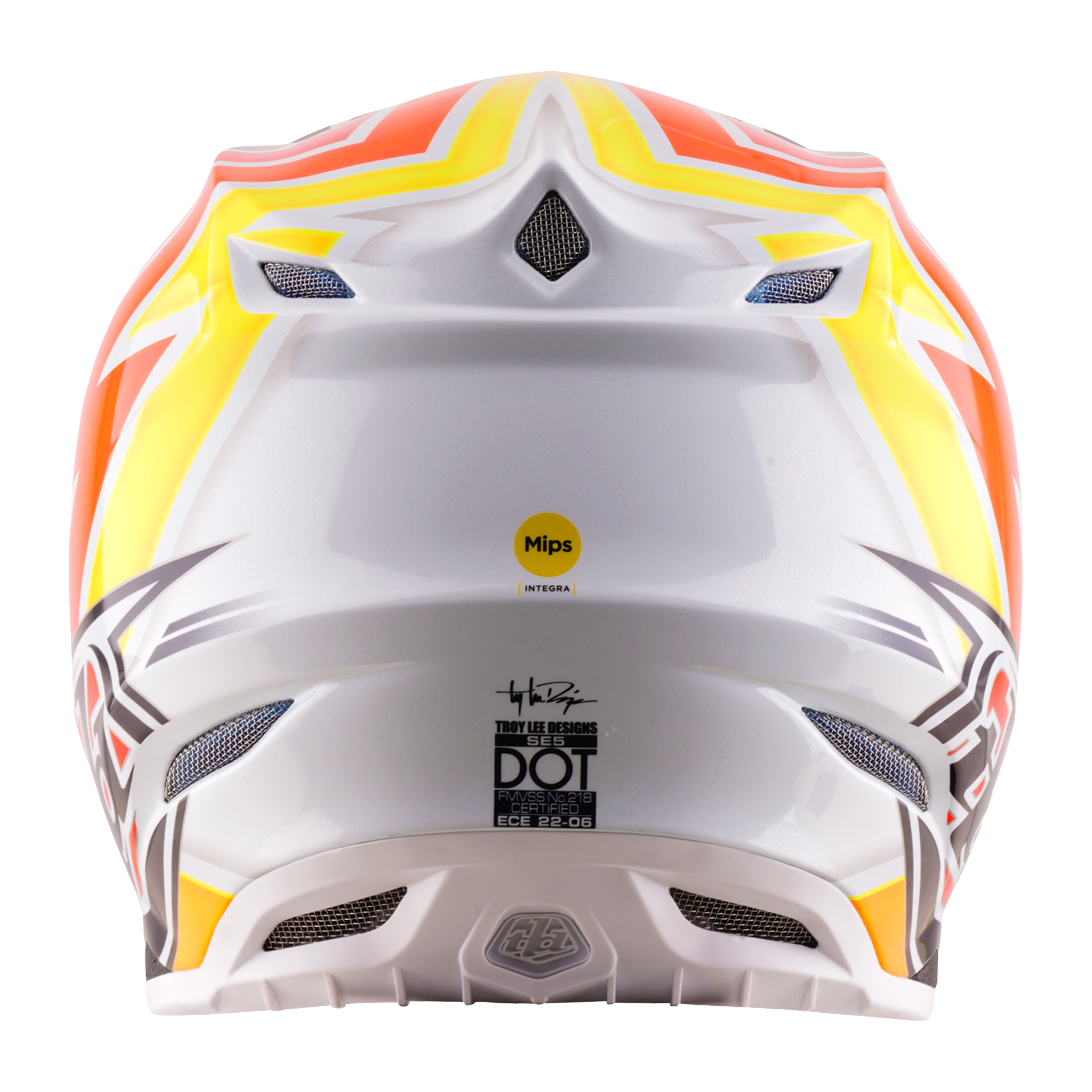 Troy Lee Designs SE5 Carbon MIPS BOLTZ MX | Enduro Helmet (Navy/White)