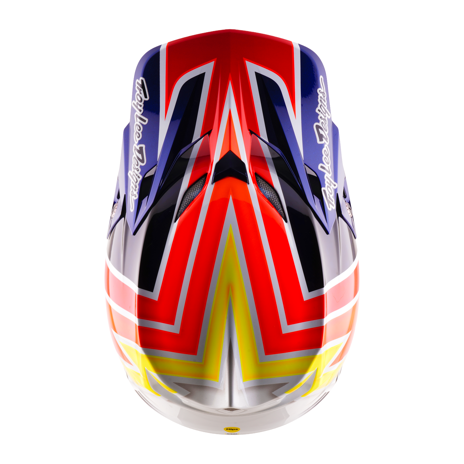 Troy Lee Designs SE5 Carbon MIPS BOLTZ MX | Enduro Helmet (Navy/White)
