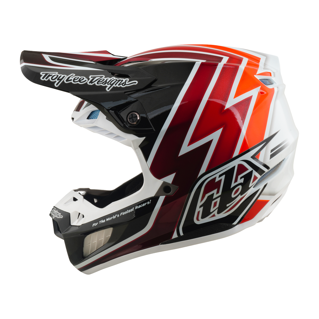 Troy Lee Designs SE5 Composite MIPS BOLTZ MX | Enduro Helmet (Black/Red)