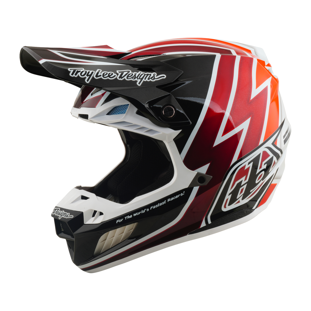 Troy Lee Designs SE5 Composite MIPS BOLTZ MX | Enduro Helmet (Black/Red)