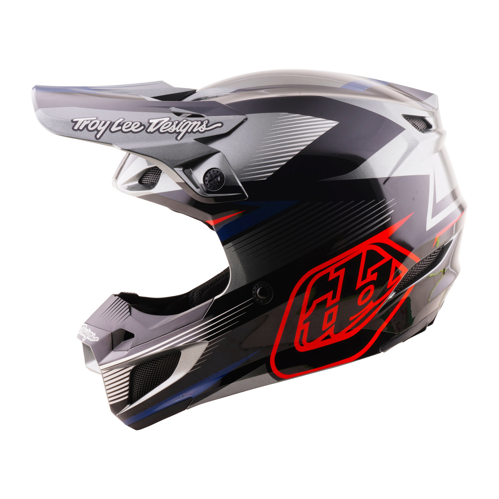 Troy Lee Designs SE5 Poly MIPS RIPPER MX | Enduro Helmet (Grey)