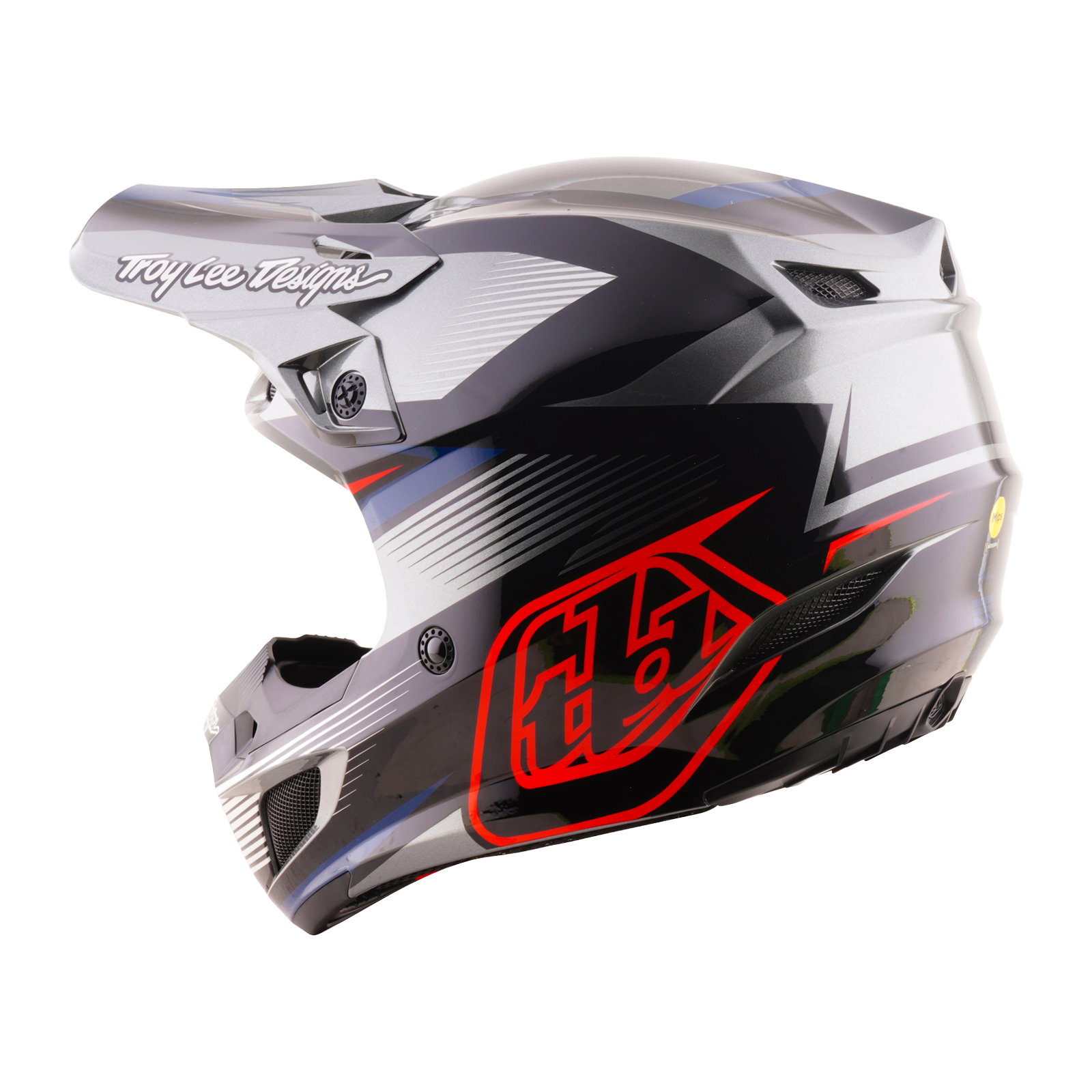 Troy Lee Designs SE5 Poly MIPS RIPPER MX | Enduro Helmet (Grey)
