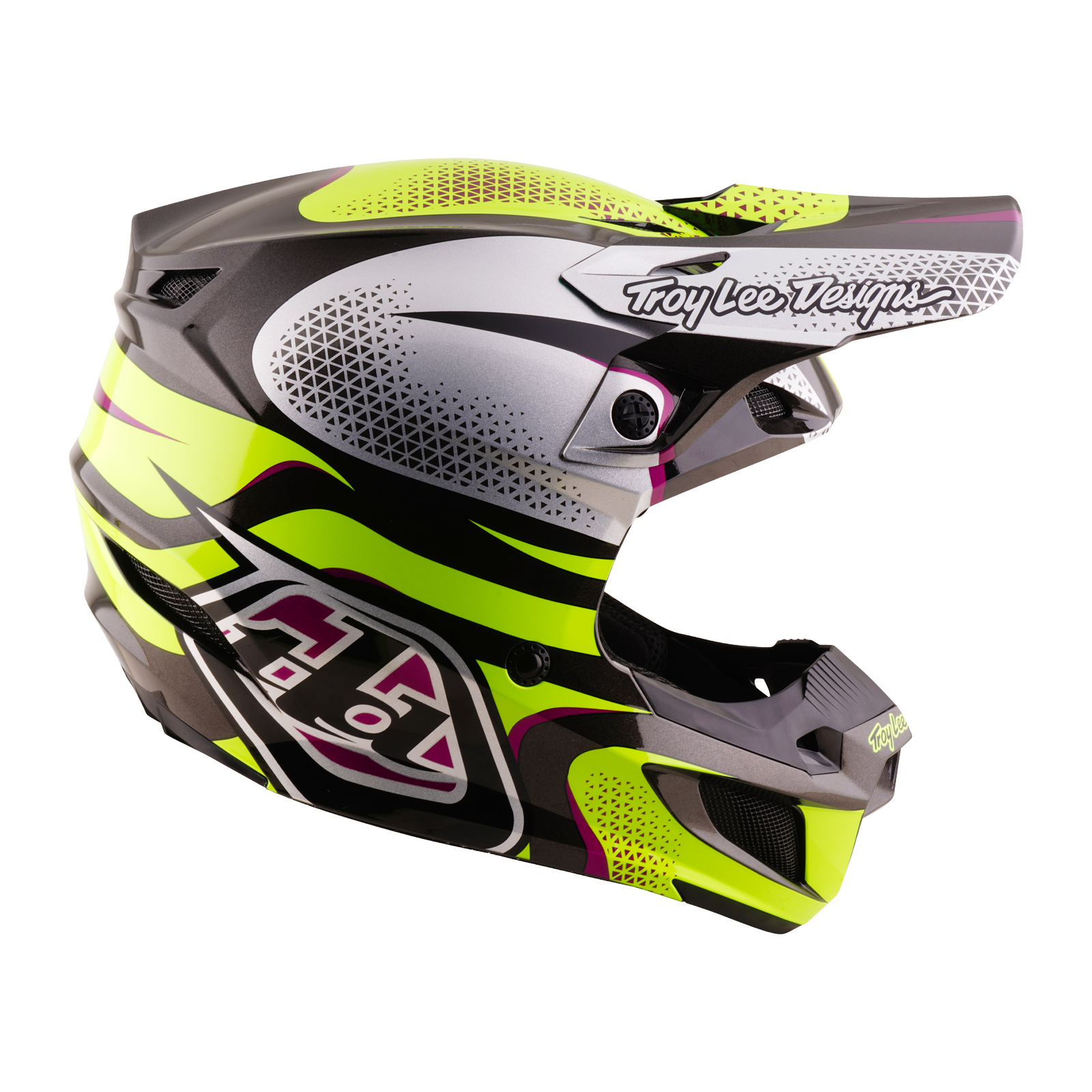 Troy Lee Designs SE5 Poly MIPS AURA MX | Enduro Helmet (Yellow/Black)