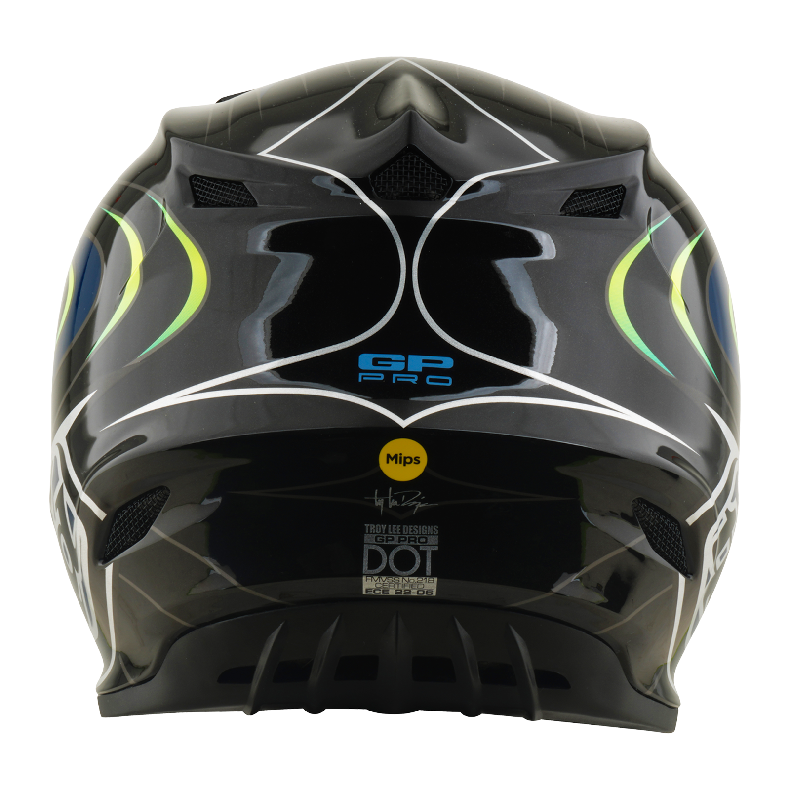 Troy Lee Designs GP Pro MIPS PULSE MX | Enduro Helmet (Black)