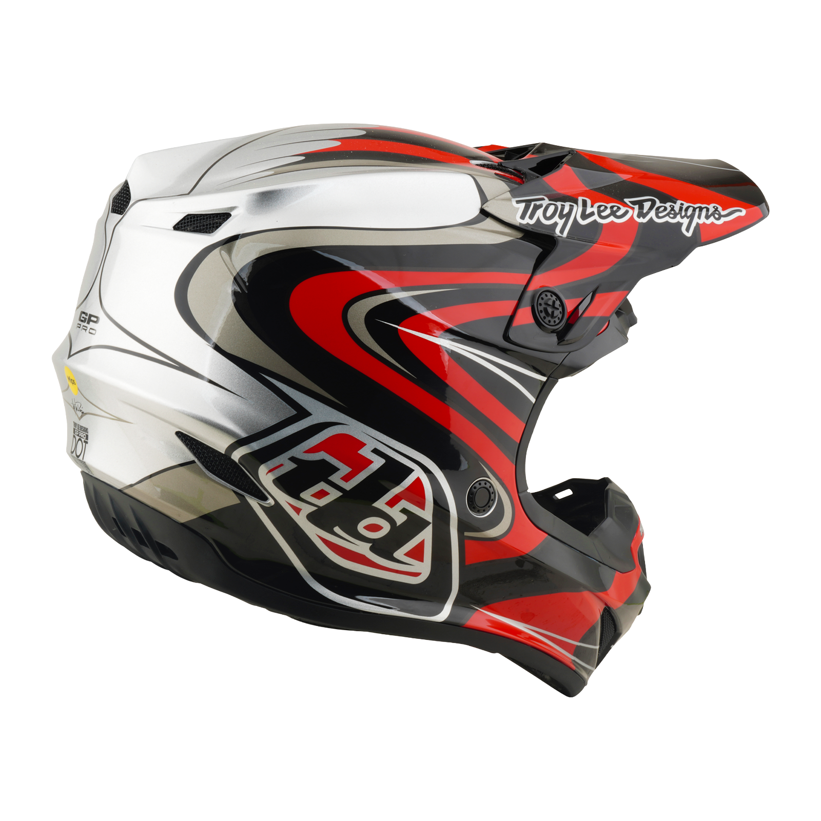 Troy Lee Designs GP Pro MIPS PULSE MX | Enduro Helmet (Red)