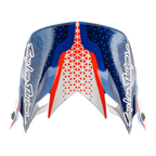 Troy Lee Designs GP Pro MIPS SLIDES MX | Enduro Helmet (White/Blue)