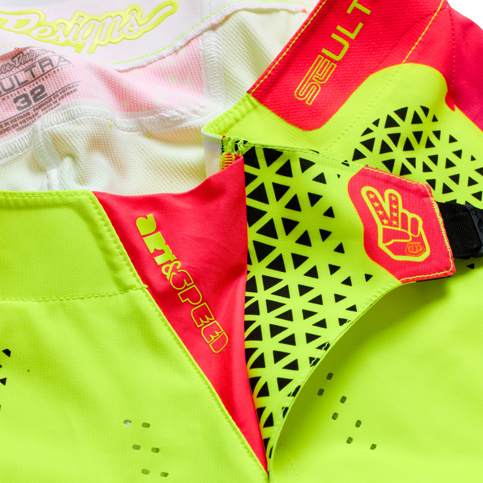 Troy Lee Designs SE ULTRA AURA MX Pants (Flo Yellow)
