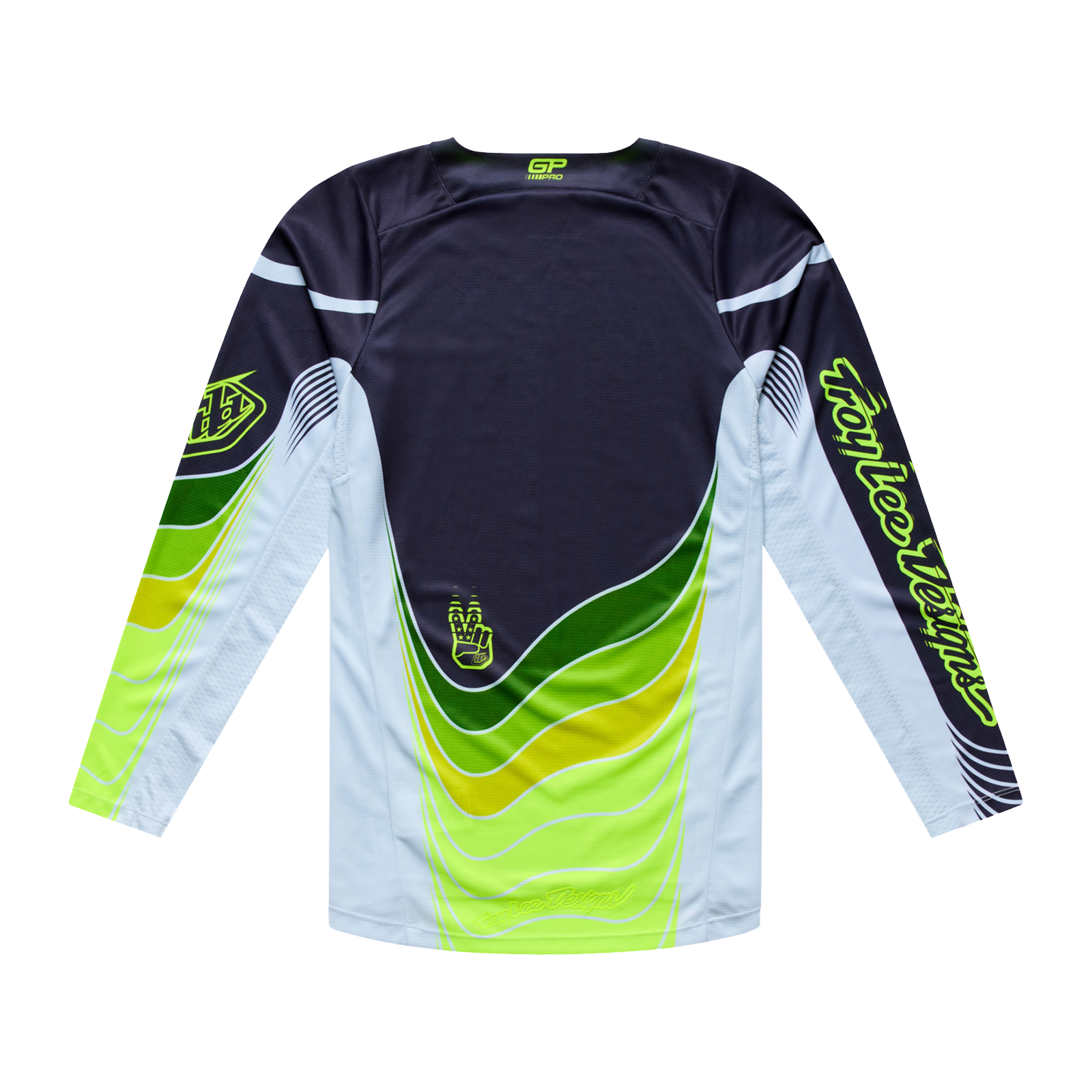 Troy Lee Designs GP PRO STAGGER MX Jersey (Gunmetal/Neo Yellow)