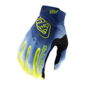 Troy Lee Designs AIR ILLUSION MX Gloves (Slate/Flo Yellow)