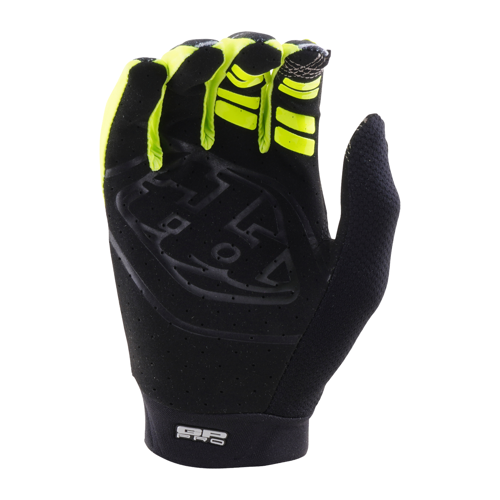 Troy Lee Designs GP PRO STAGGER MX Gloves (Gunmetal/Neo Yellow)