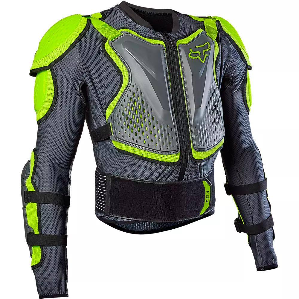 FOX (SALE) Armour, Jacket - Titan Sport (Dark Shadow/Fluo Yellow)