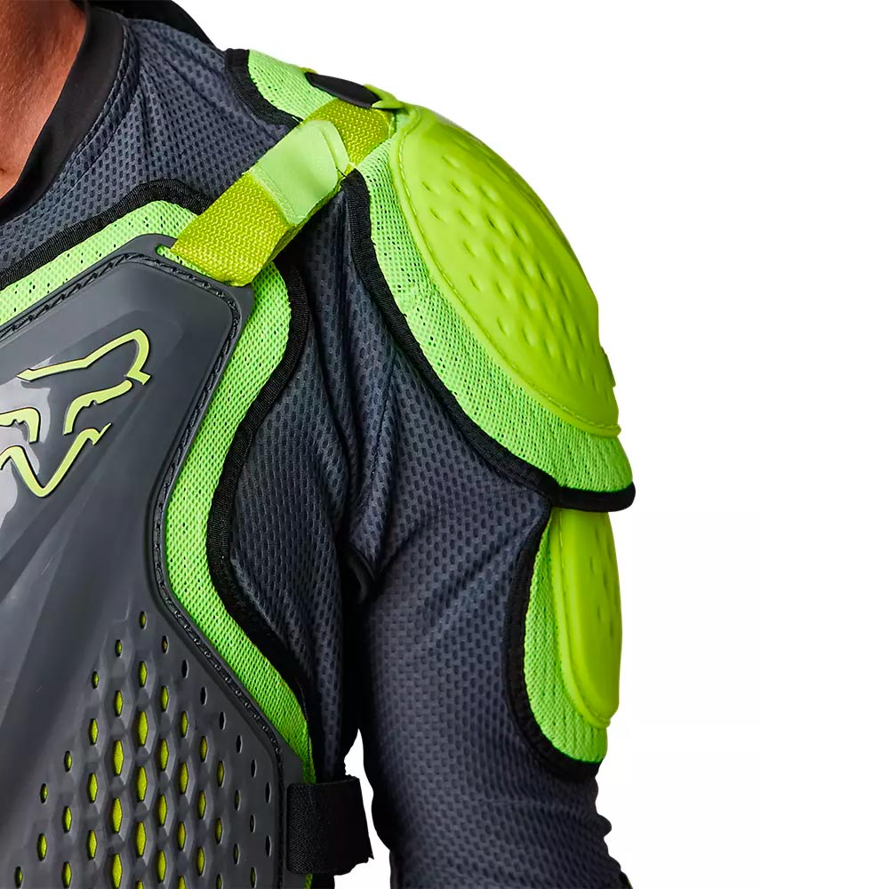 FOX (SALE) Armour, Jacket - Titan Sport (Dark Shadow/Fluo Yellow)