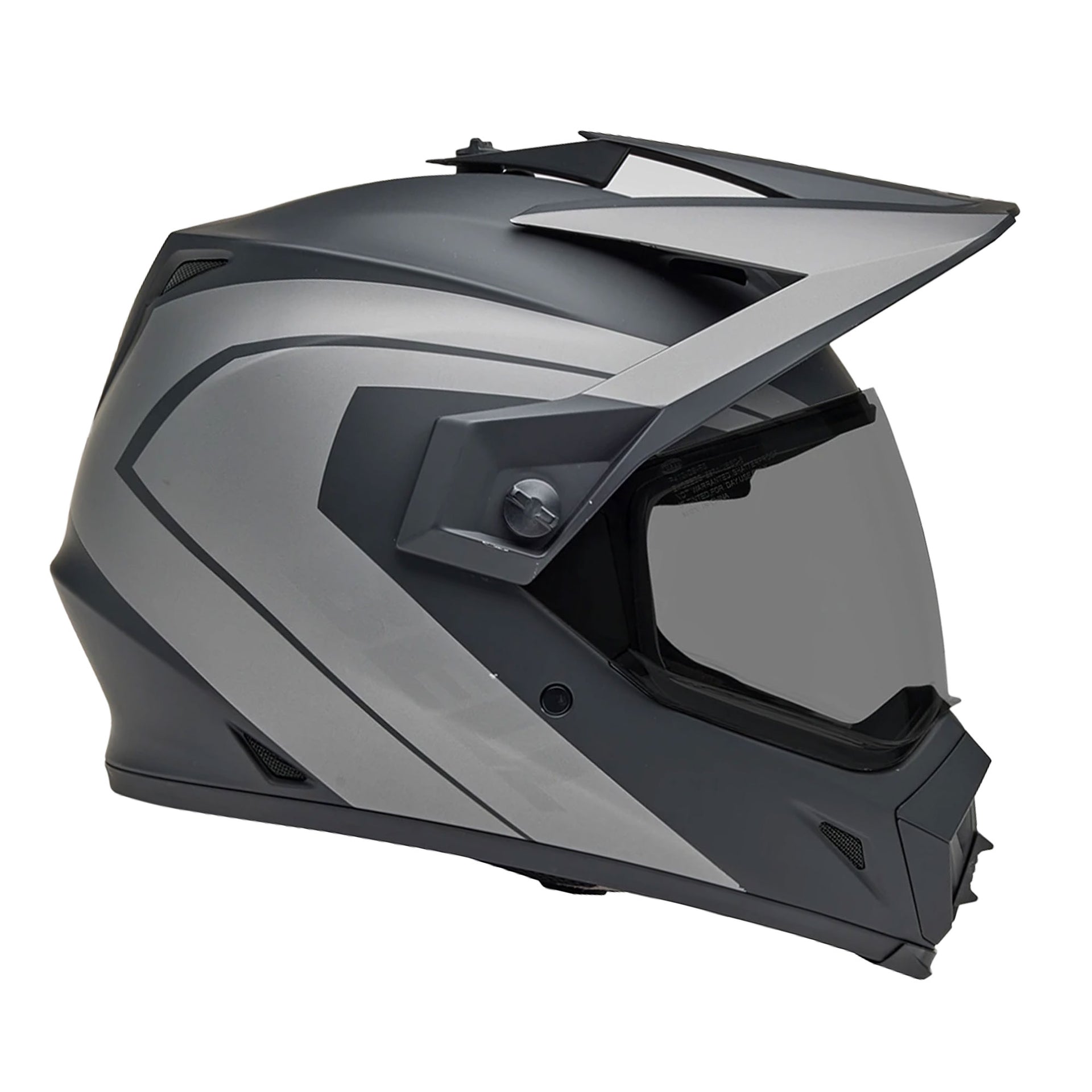 BELL MX-9 Adventure MIPS BLACKOUT Helmet (Matte Black/Grey)
