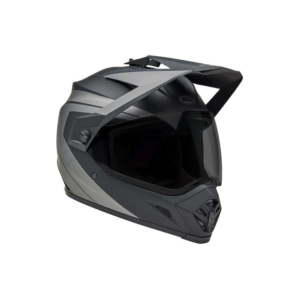 BELL MX-9 Adventure MIPS BLACKOUT Helmet (Matte Black/Grey)