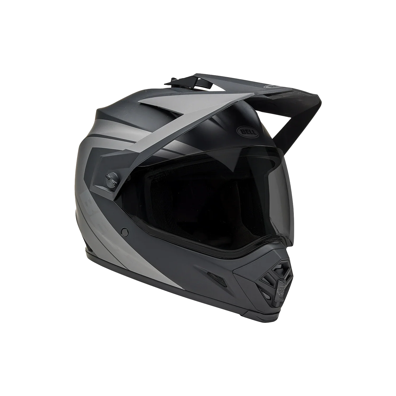 BELL MX-9 Adventure MIPS BLACKOUT Helmet (Matte Black/Grey)