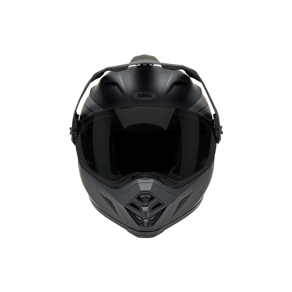 BELL MX-9 Adventure MIPS BLACKOUT Helmet (Matte Black/Grey)