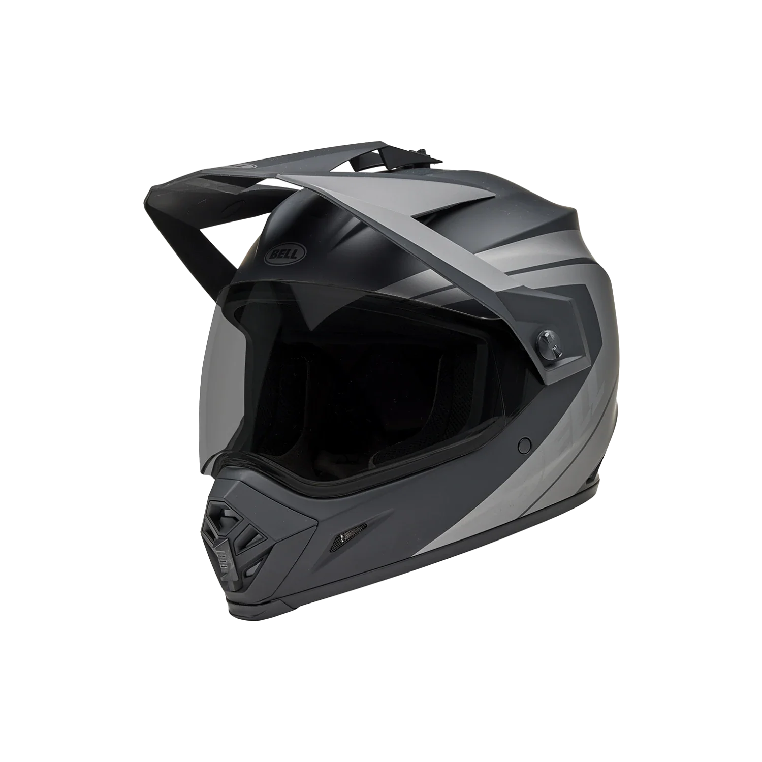BELL MX-9 Adventure MIPS BLACKOUT Helmet (Matte Black/Grey)