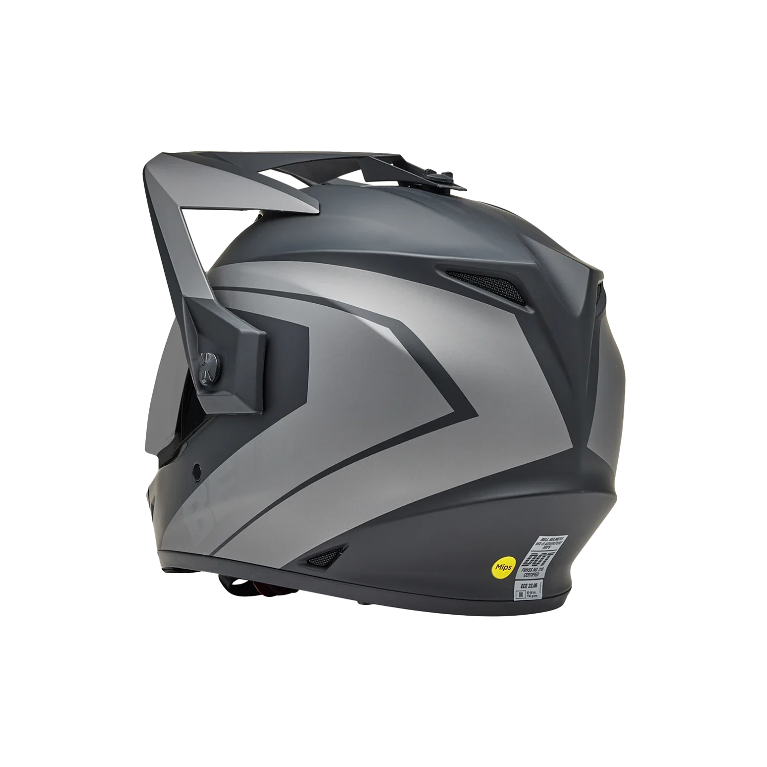 BELL MX-9 Adventure MIPS BLACKOUT Helmet (Matte Black/Grey)