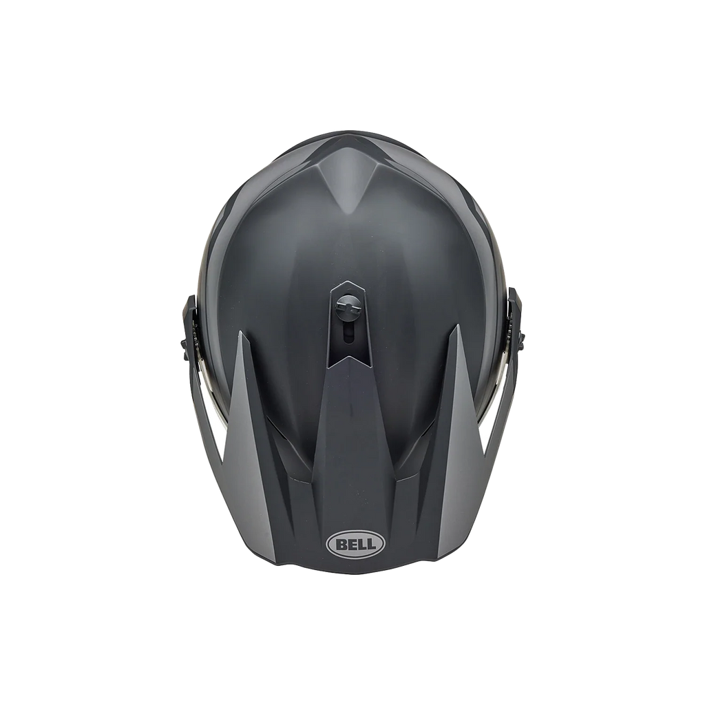 BELL MX-9 Adventure MIPS BLACKOUT Helmet (Matte Black/Grey)