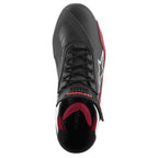 Alpinestars Faster-4 Motorcycle Riding Shoes (Black/White/Dark Red)