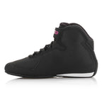 Alpinestars Women's Sektor Motorcycle Riding Shoes (Black/Fuchsia)