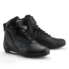 Alpinestars Women's Faster-4 DRYSTAR WP Motorcycle Riding Shoes (Black/Silver)