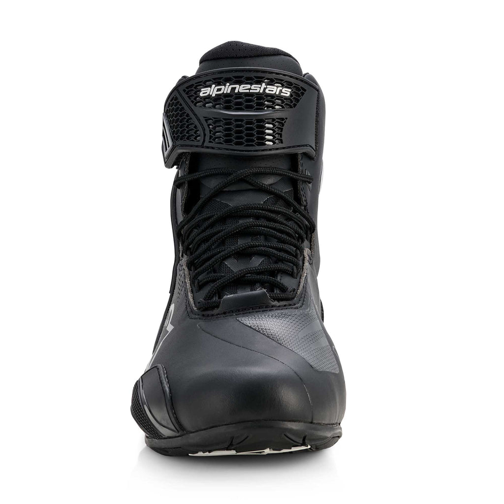 Alpinestars Women's Faster-4 DRYSTAR WP Motorcycle Riding Shoes (Black/Silver)
