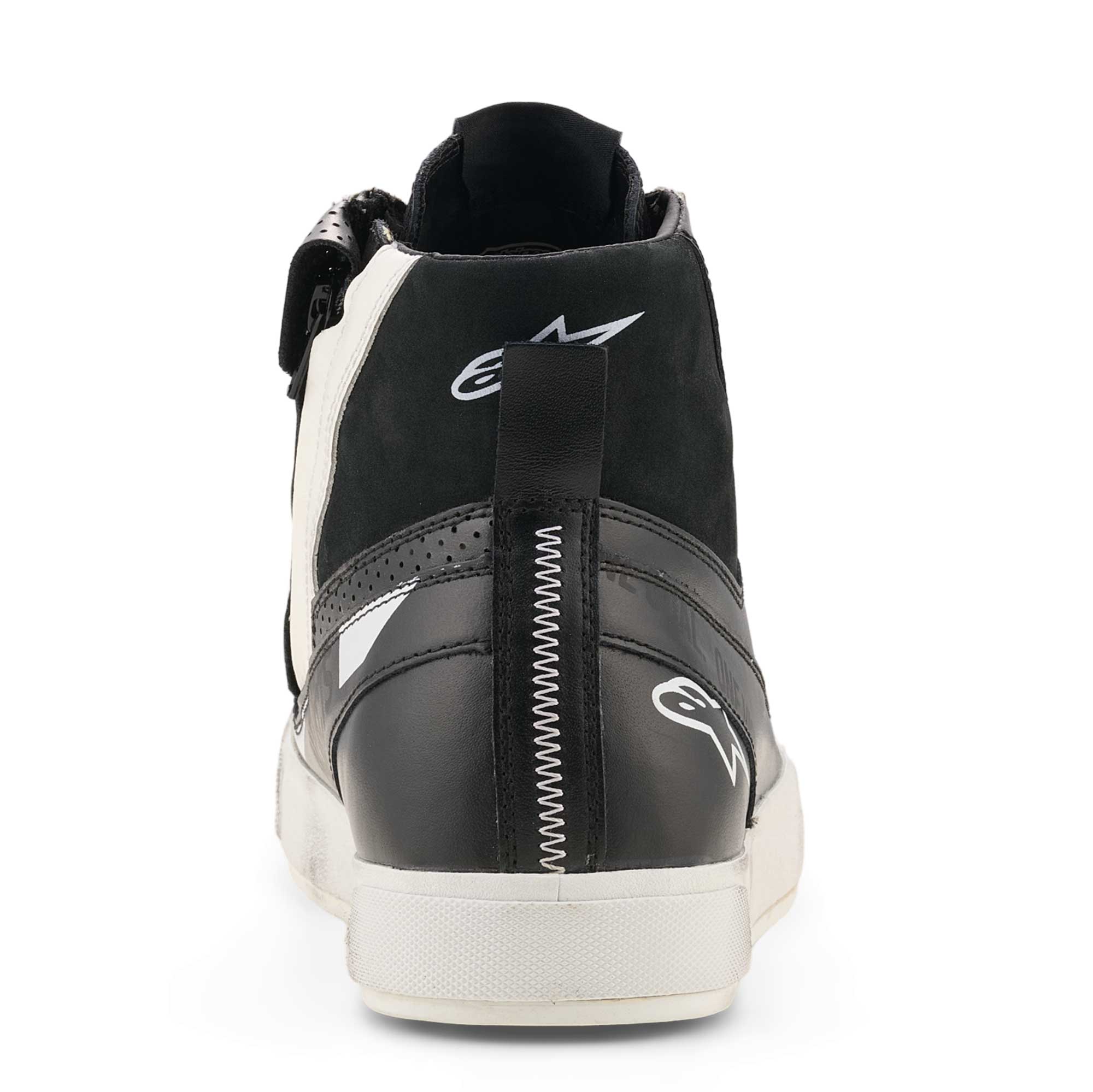 Alpinestars STATED FLAIR Motorcycle Riding Shoes (Black/White)