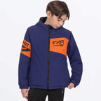 FXR Youth Jacket - ASCEND Reversible (Deep Cobalt/Jaffa Orange)